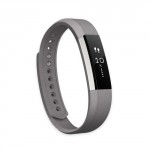Fitbit Alta Leather Replacement Band, Graphite Small