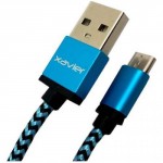 Professional Cable Blue Micro USB 6 with Braided Wire
