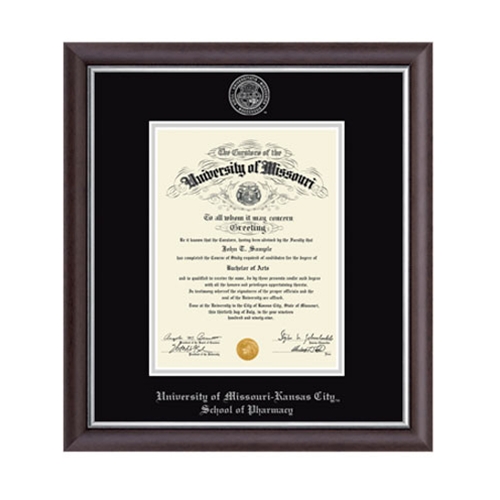 University of Missouri School of Pharmacy Devonshire Diploma Frame