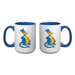Cartoon Blue/Yellow Kangaroo Two Tone Mug
