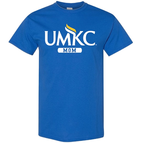 UMKC Mom Royal Blue Crew Neck T-Shirt