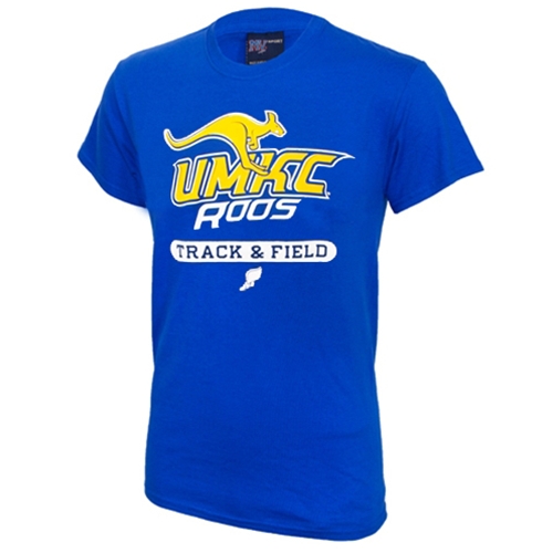 UMKC Roos Track & Field Royal Blue Crew Neck T-Shirt
