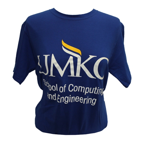 UMKC School of Computing & Engineering Royal Blue Crew Neck T-Shirt