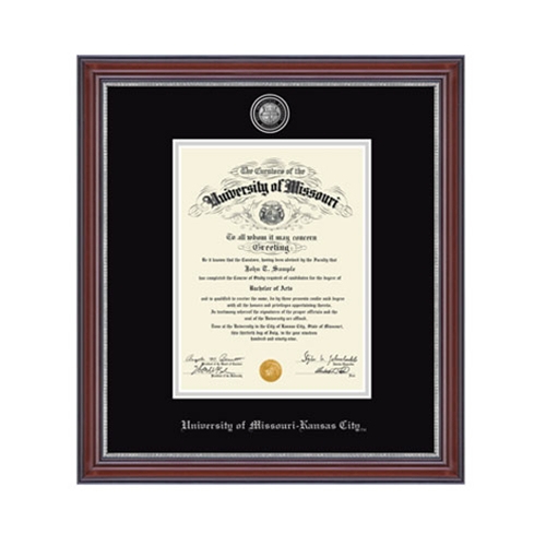 University of Missouri Kansas City Kensington Diploma Frame