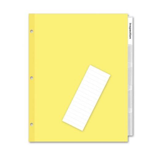 5 Clear Tab Insertable Index Divider