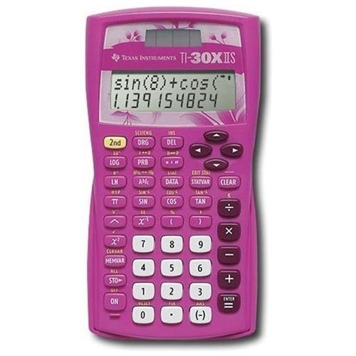 Texas Instruments Ti-30x IIS Solar Scientific Calculator Pink for sale online 