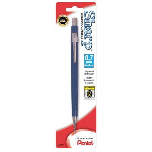 Pentel Blue Mechanical Pencil, Sharp 200 0.7mm
