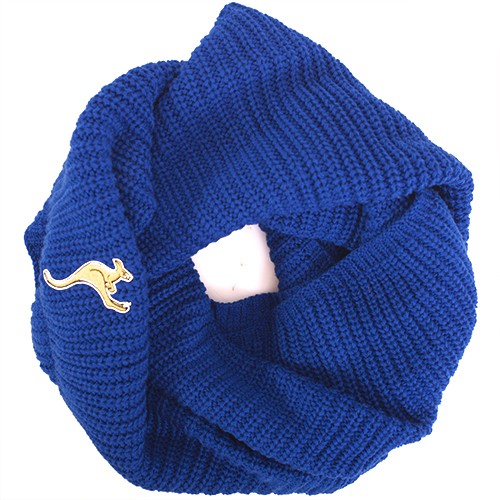 UMKC Roo Blue Knit Infinity Scarf
