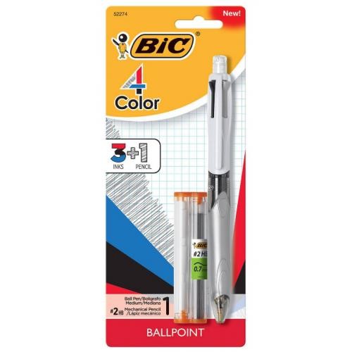 BIC 4 Color Pen with Pencil