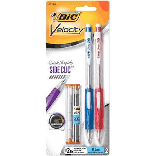 Bic Velocity Side Clic Mechanical Pencil with Refill