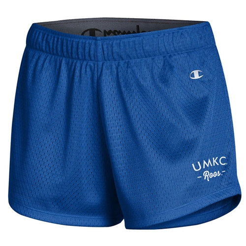 UMKC Roos Champion® Juniors' Blue Mesh Athletic Shorts
