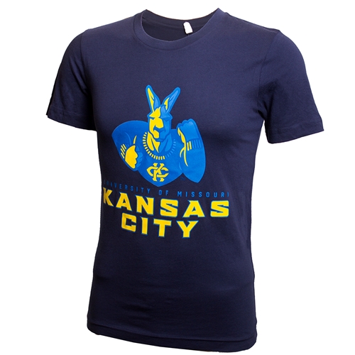 Univeristy of Missouri Kansas City Roos Navy Blue T-Shirt