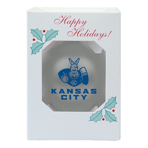 UMKC Kansas City Roos Silver Ornament