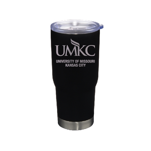 UMKC University of Missouri Kansas City Black Tumbler