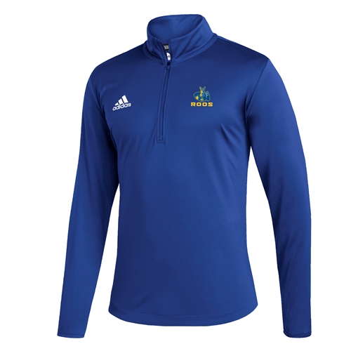 Royal Blue 1/4 Sweatshirt Roos Mascot Left Chest/ Adidas® Logo Right Chest