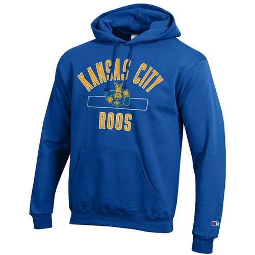 Blue Champion® Kansas City Roos Sweatshirt Logo Full Chest