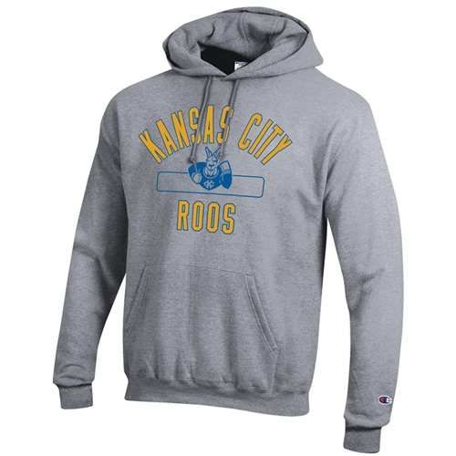 Blue Champion® Kansas City Roos Sweatshirt Logo Full Chest