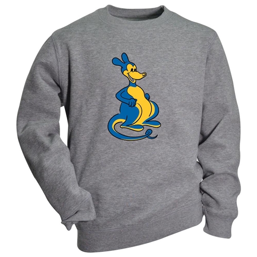 Grey Toddler UMKC Sweatshirt Classic Roo Screenprint Full Chest