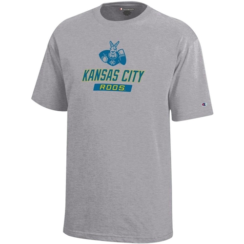 Grey Champion® Kansas City Roos Athletic Logo Youth Tee
