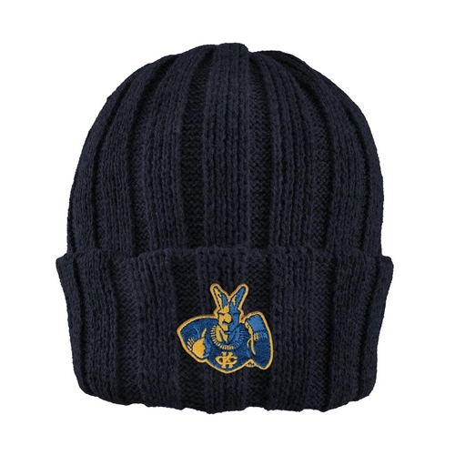 Navy Blue UMKC Roos Knit Cuff Beanie
