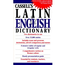 CASSELL'S LATIN & ENGLISH DICTIONARY