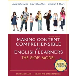 MAKING CONTENT COMPREHENSIBLE FOR ENGLISH LANGUAGE LEARNERS