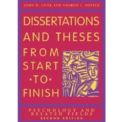 DISSERTATIONS & THESES FROM START TO FINISH