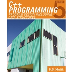 C++ PROGRAMMING : PROGRAMMING DESIGN INCLUDING DATA STRUCTURES
