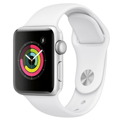Apple Watch Series 3 (GPS) 42mm Silver Aluminum Case with White Sport Band