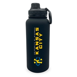 Black University of Missouri Kansas City 34oz Fliptop Bottle