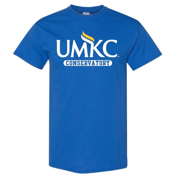 UMKC Conservatory Royal Blue Crew Neck T Shirt