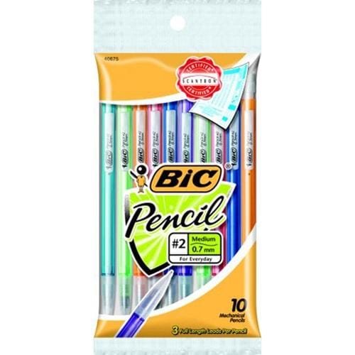 完璧主義 Bic Xtra 10 of Set Pencil Mechanical Assorted Sparkle 文学・小説